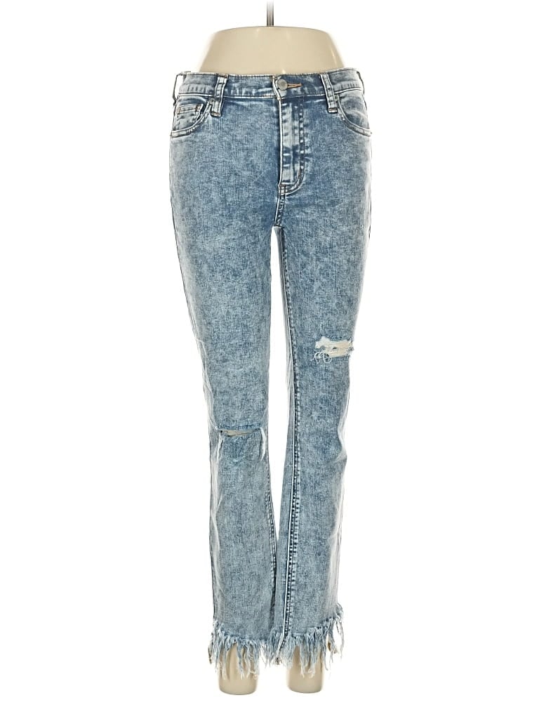Pre-owned Free People Jeans In Blue
