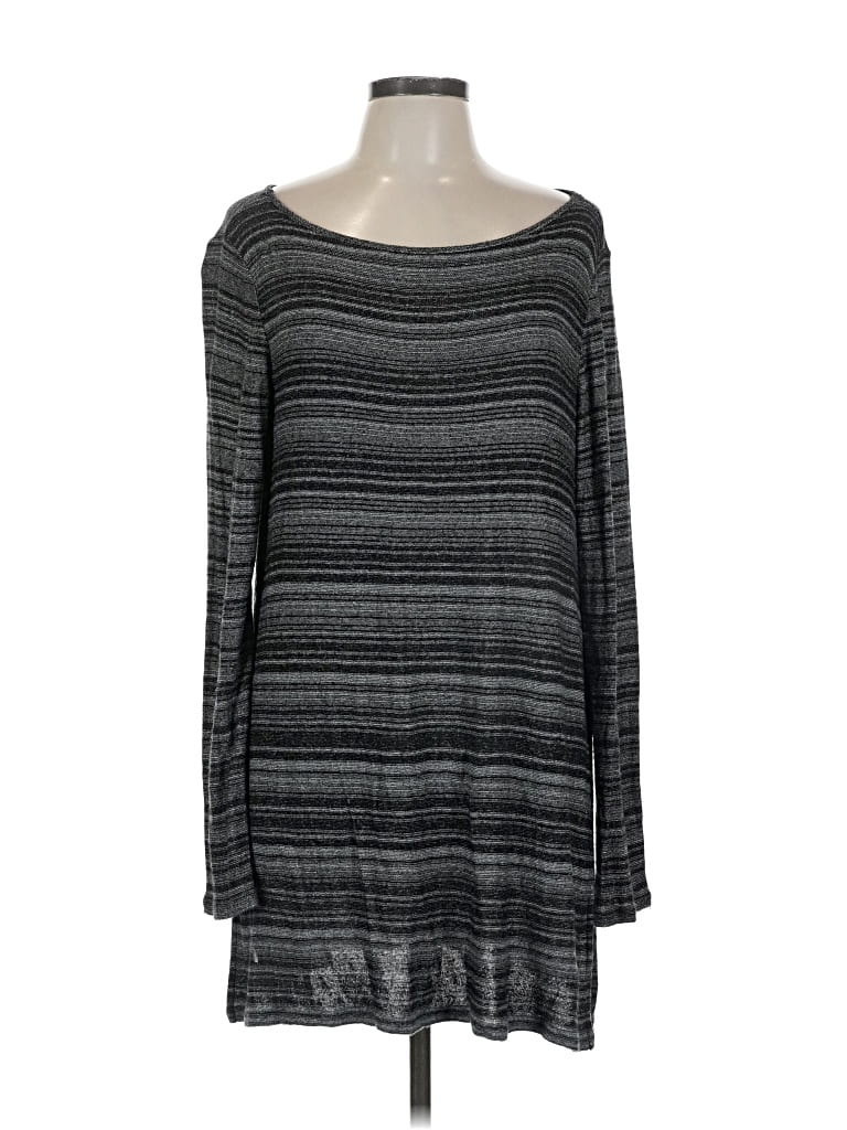 Pre-owned Jjill Pullover Sweater In Gray