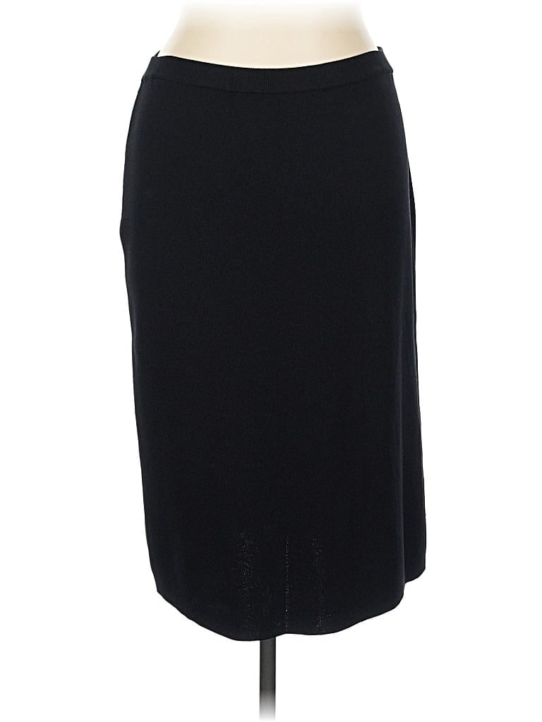 Pre-owned Adrienne Vittadini Formal Skirt In Black