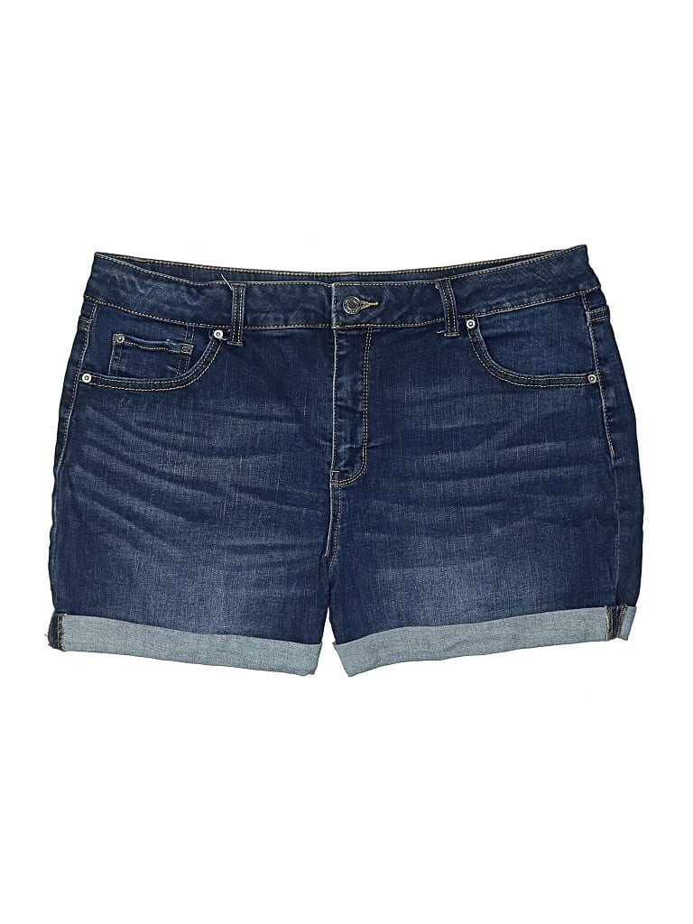 Pre-owned Time And Tru Denim Shorts In Blue