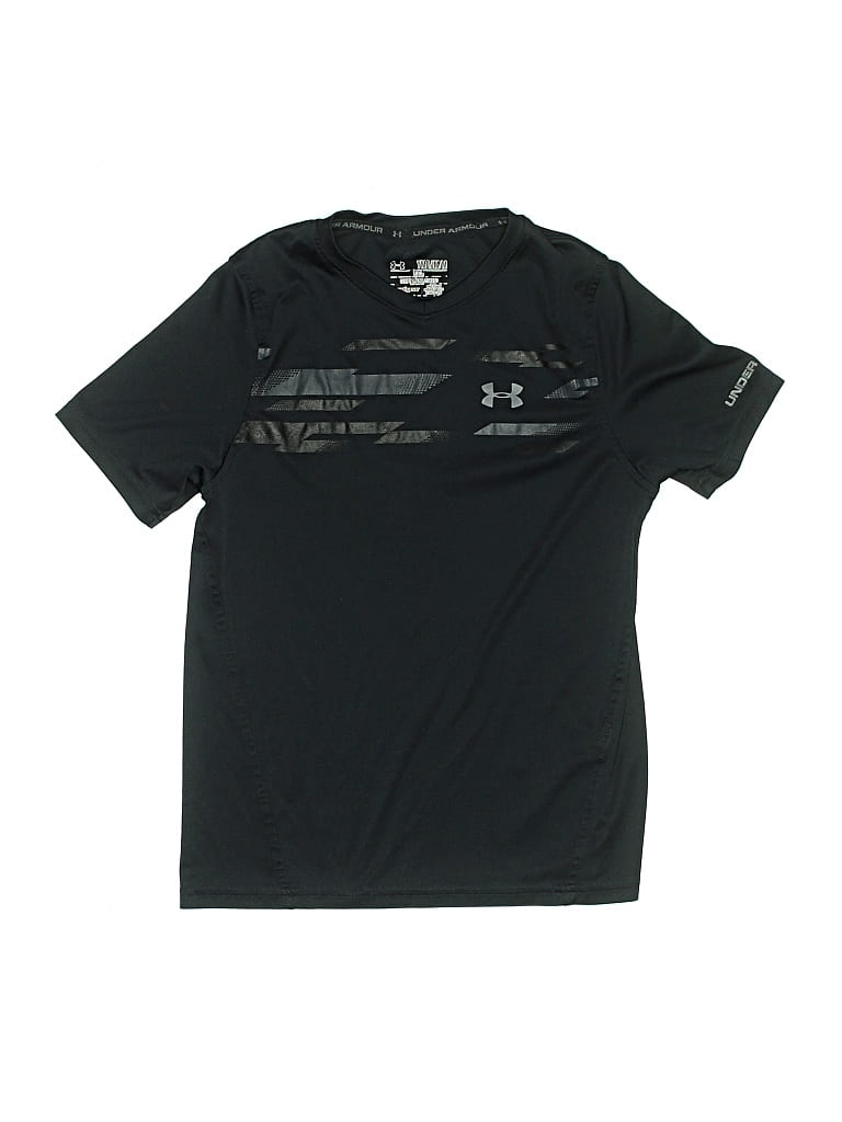 Pre-owned Under Armour Kids' Active T-shirt In Black