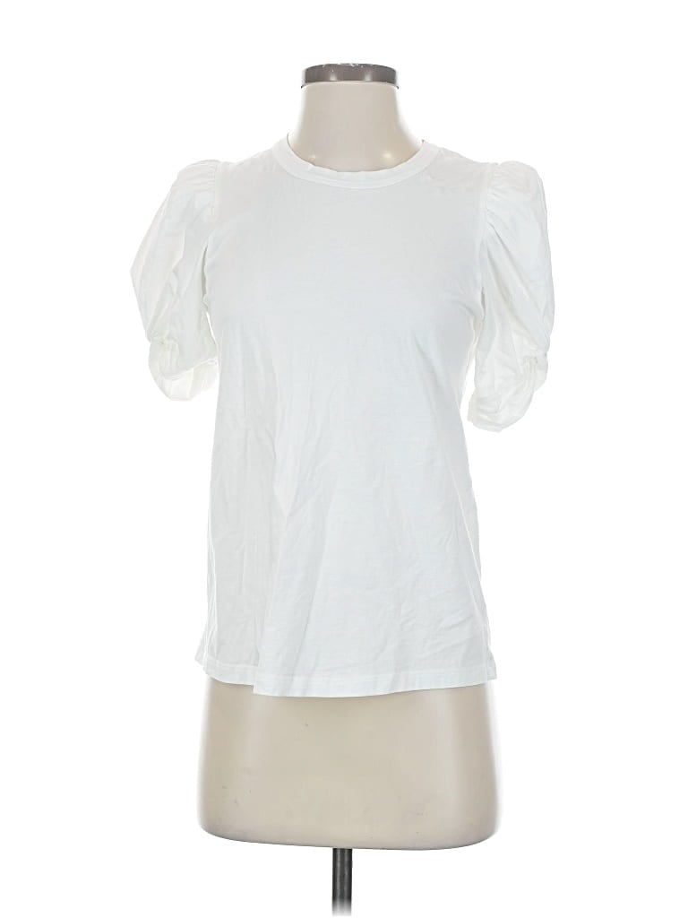 Pre-owned A.l.c Short Sleeve T-shirt In White
