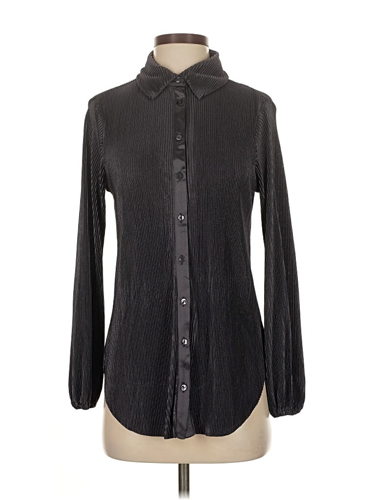 Pre-owned Ro & De Long Sleeve Blouse In Black