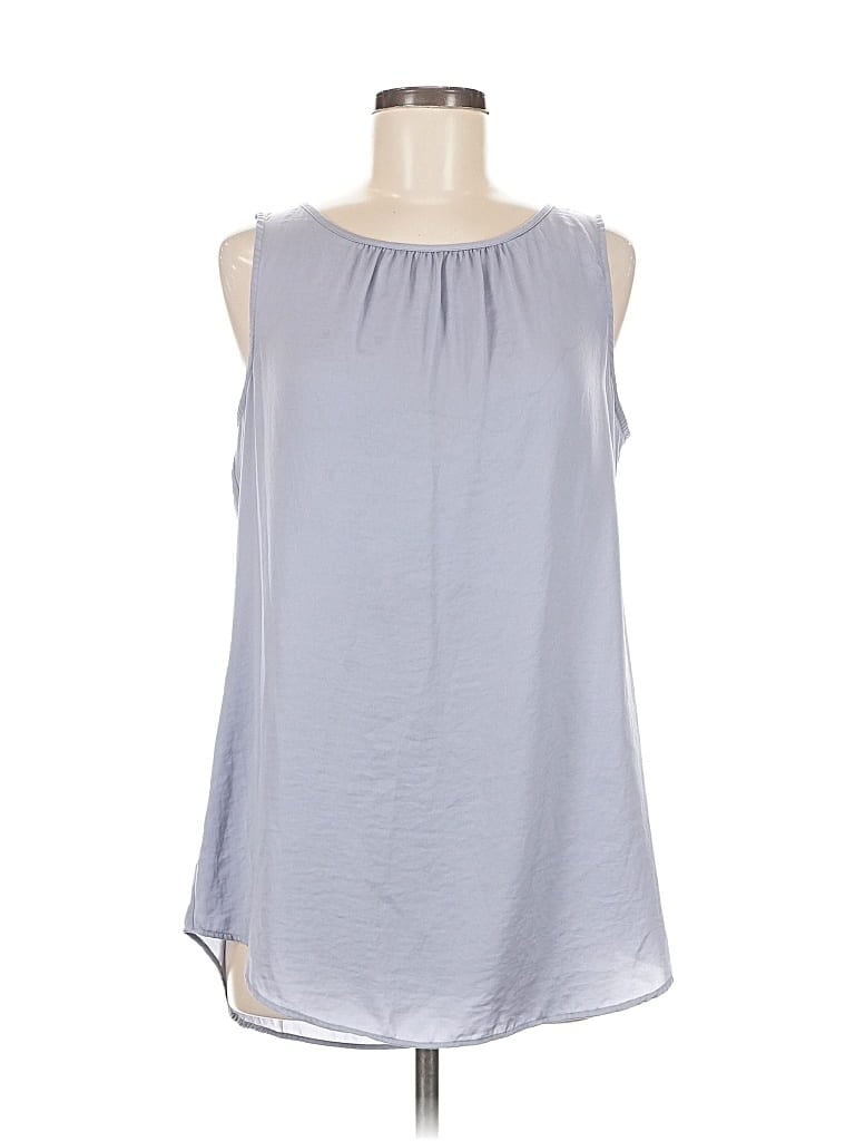 Pre-owned Cabi Sleeveless Blouse In Gray