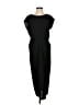 Zara Solid Black Casual Dress Size S - photo 1
