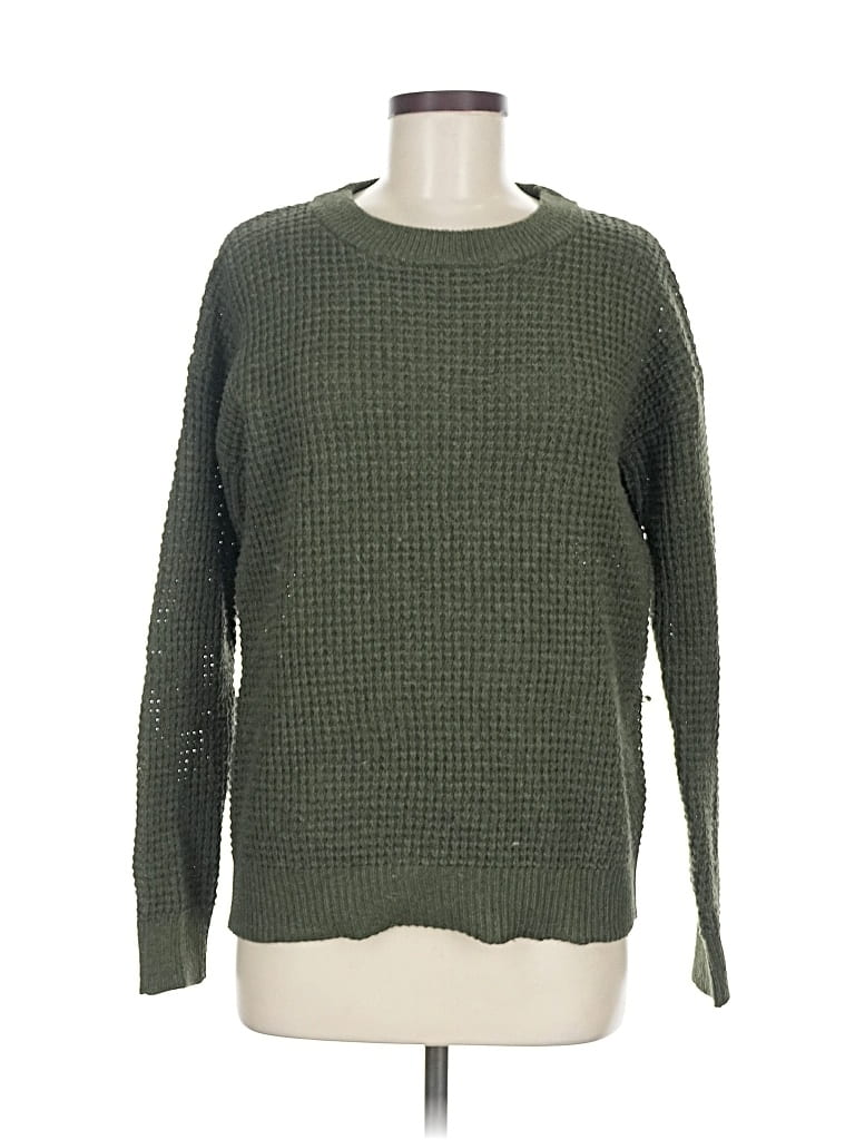 Pre-owned Time And Tru Pullover Sweater In Green