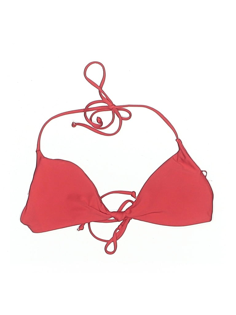 Pre-owned Volcom Swimsuit Top Red Swimwear