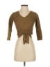 TeXTURE & THREAD Madewell 100% Cotton Brown 3/4 Sleeve Top Size XXS - photo 1