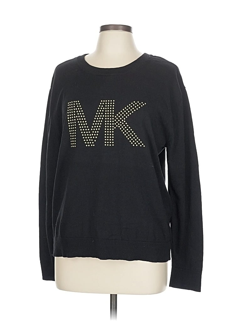 Michael Michael Kors Pullover Sweater In Black