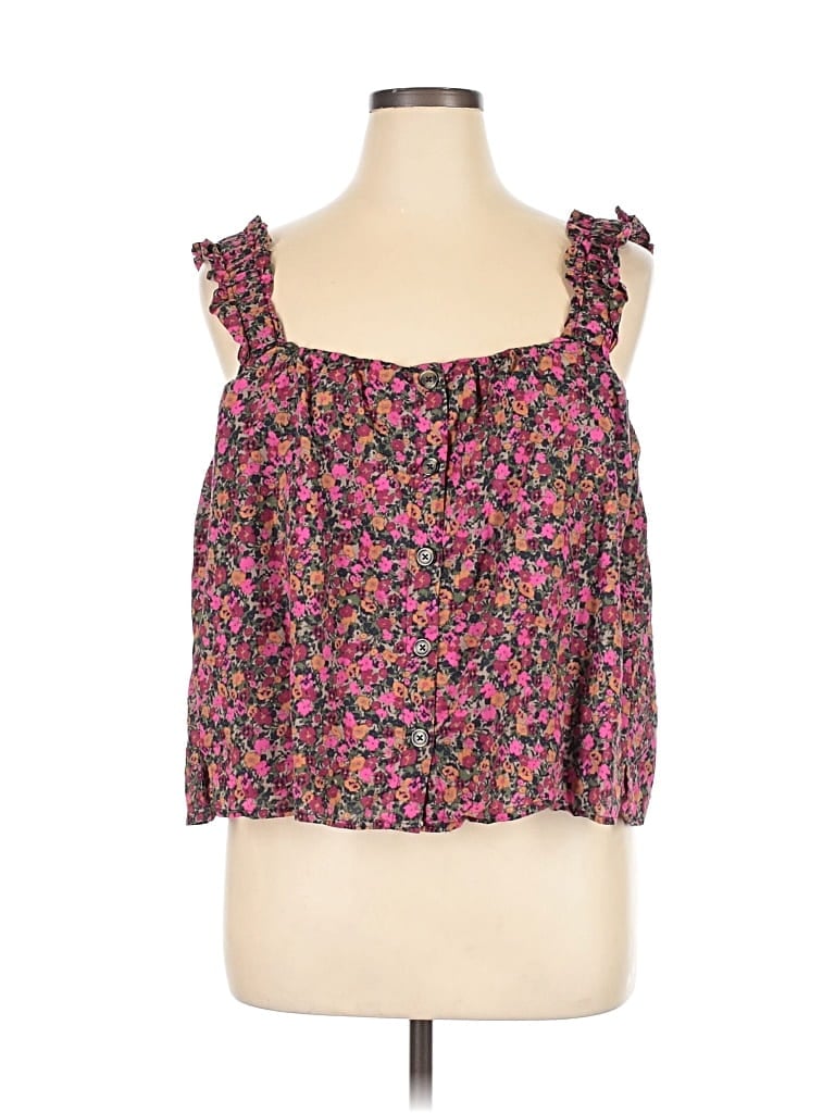 Pre-owned Treasure & Bond Sleeveless Blouse In Pink