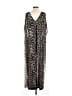 Studio EY Animal Print Black Jumpsuit Size M - photo 2