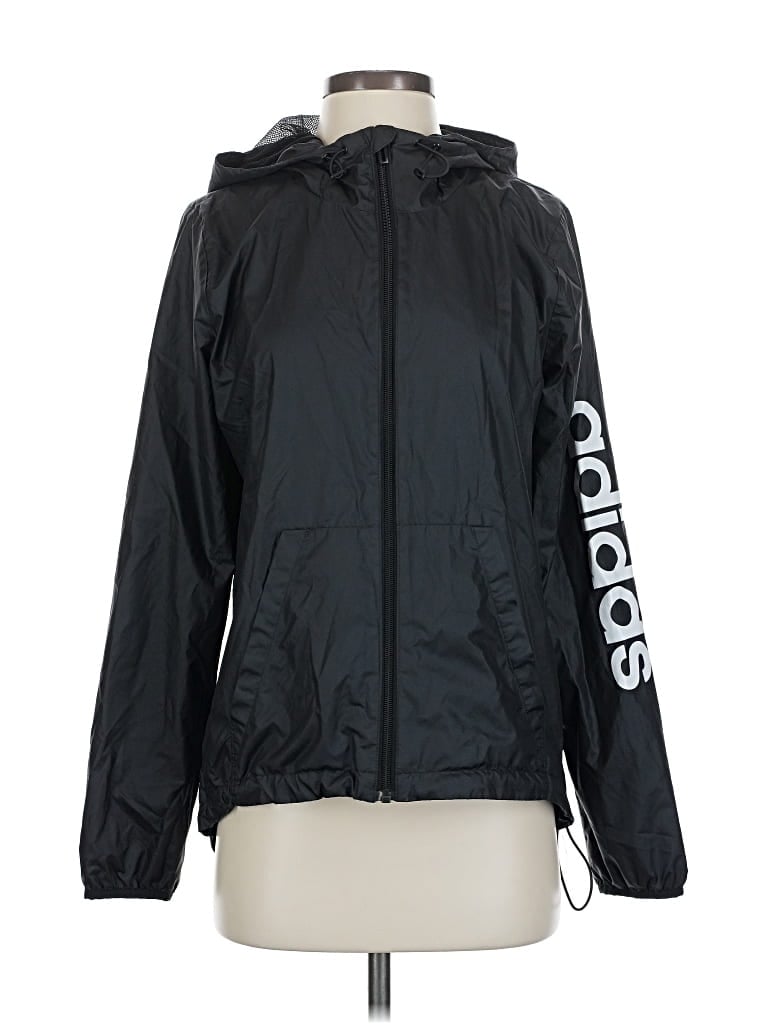 Pre-owned Adidas Originals Windbreaker Jacket In Black