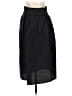 Lanvin 100% Silk Solid Black Silk Skirt Size EU (FR) 36 / US 4 - photo 1