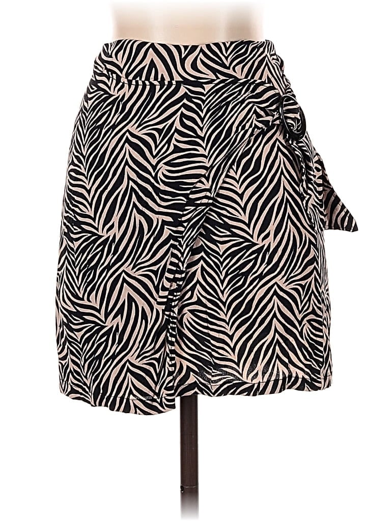 Pre-owned Mng Casual Skirt In Black