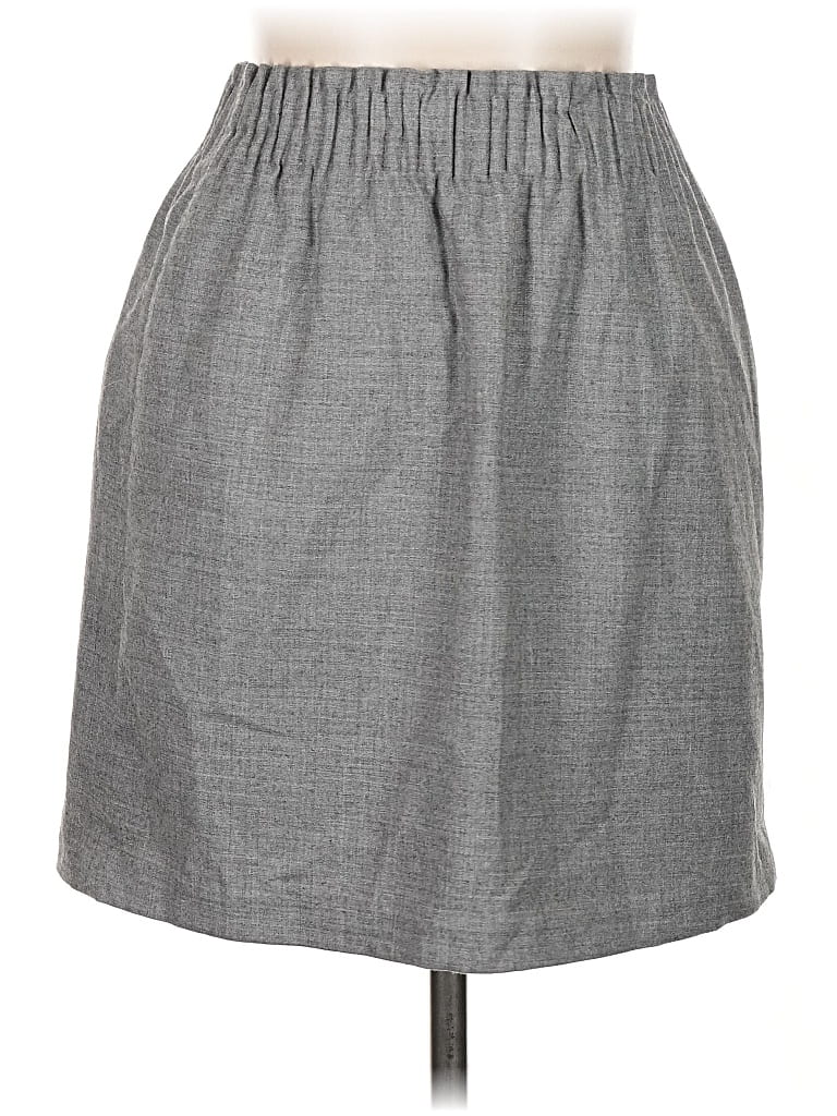 Pre-owned J.crew Factory Store Casual Skirt In Gray