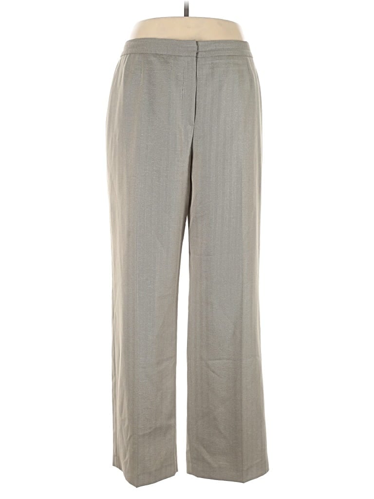 Pre-owned Kasper Dress Pants In Gray