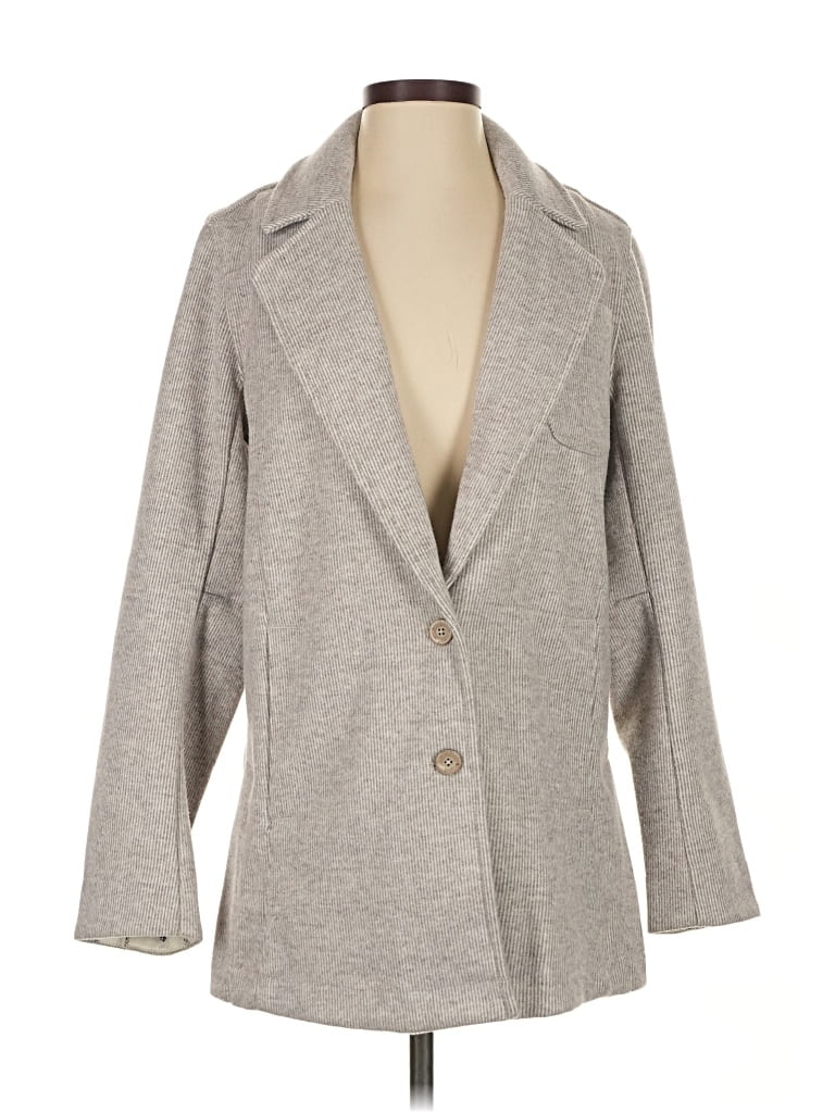 Pre-owned Pilcro Blazer Jacket In Gray
