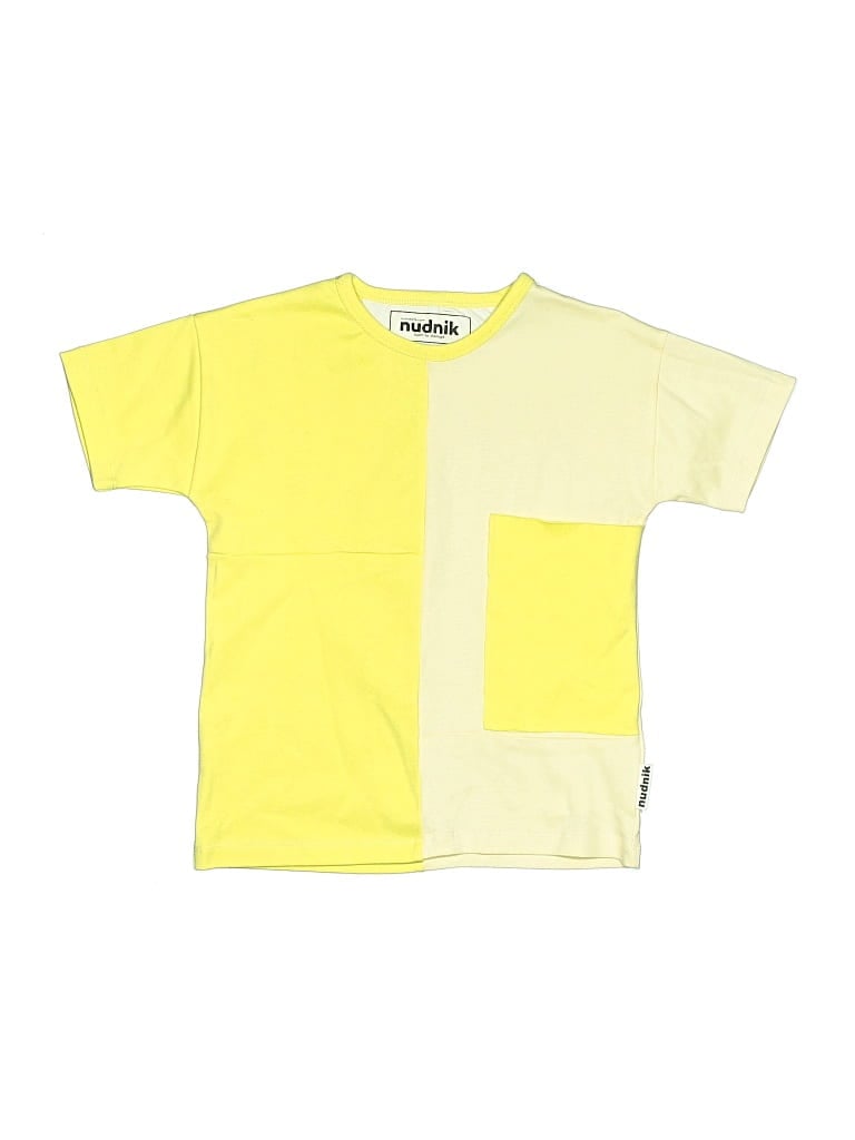 Pre-owned Assorted Brands Kids' Short Sleeve T-shirt In Yellow