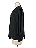 Aqua 100% Polyester Black Long Sleeve Blouse Size M - photo 5