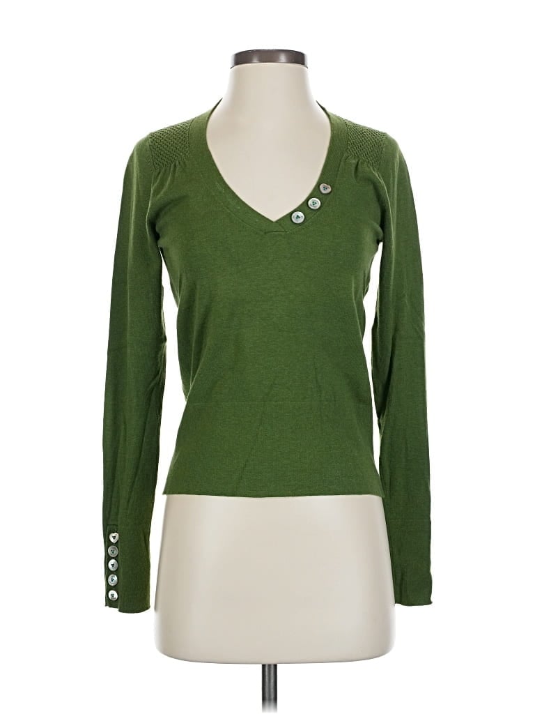 Pre-owned Whistles Pullover Sweater In Green
