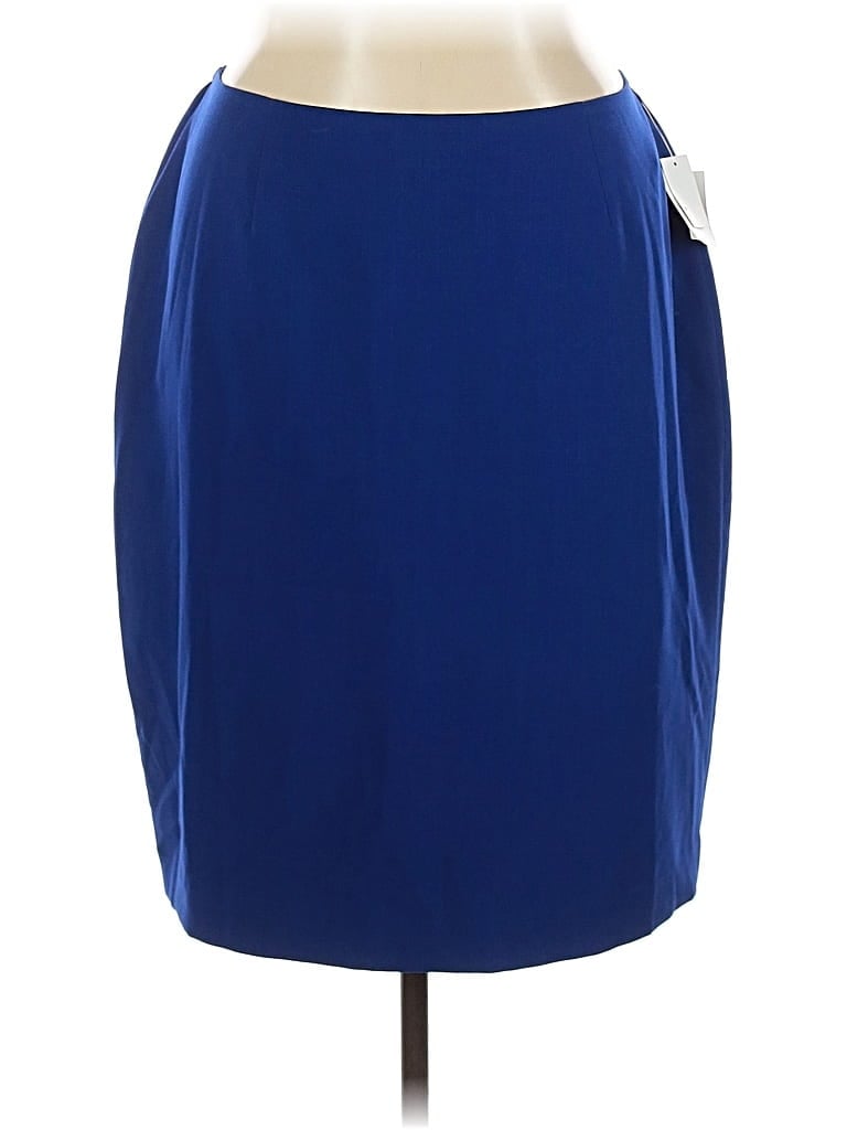 Pre-owned Kasper Formal Skirt In Blue