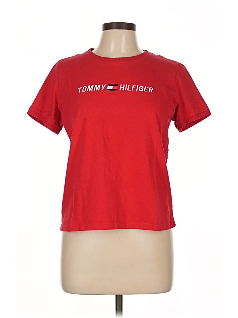 Pre-owned Tommy Hilfiger Sport Short Sleeve T-shirt In Red