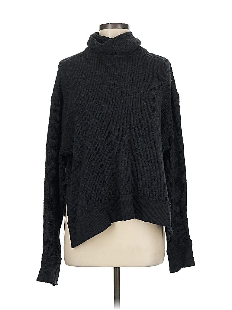 Pre-owned We The Free Turtleneck Sweater In Black