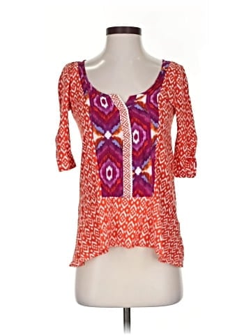 Akemi + Kin 3/4 Sleeve Blouse (view 1)