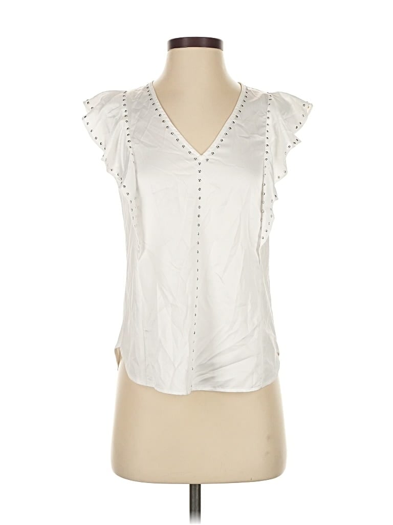 Pre-owned Generation Love Sleeveless Blouse In White