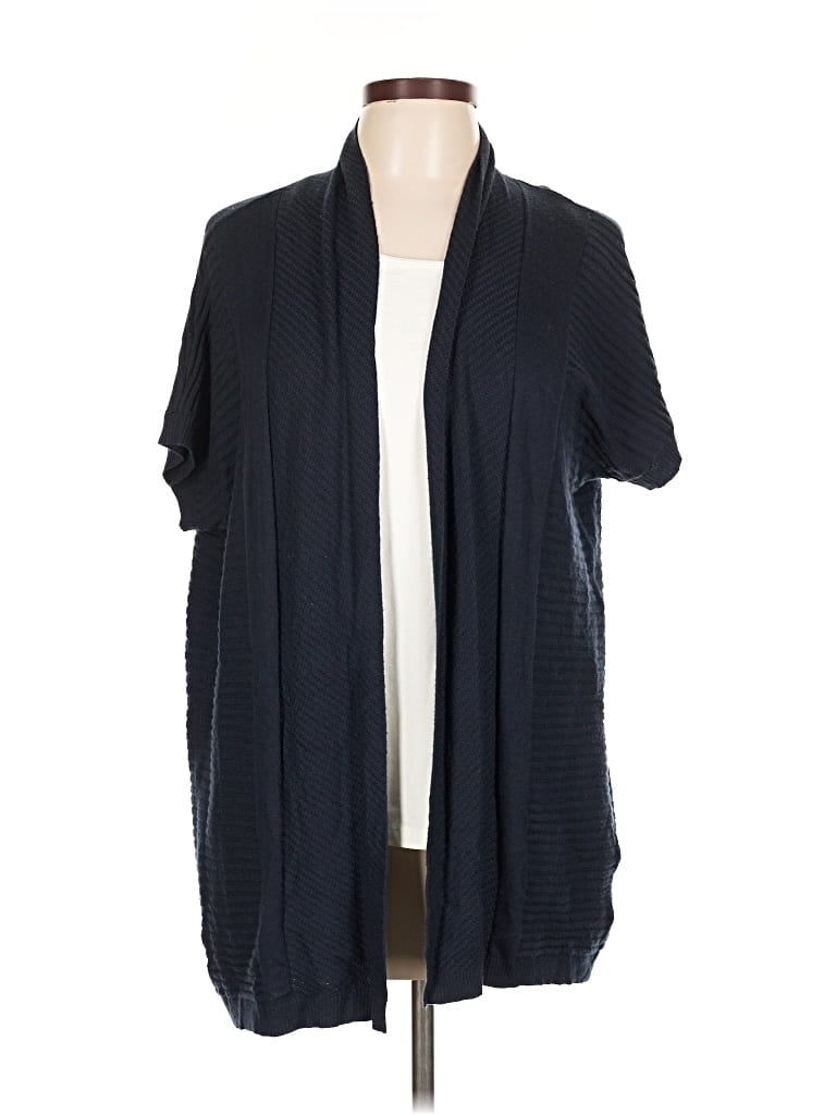 Pre-owned Liz Claiborne Cardigan Sweater In Blue