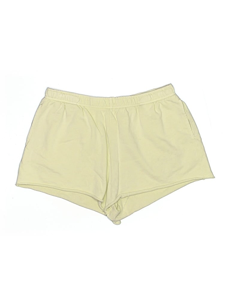Pre-owned Forever 21 Plus Athletic Shorts In Yellow