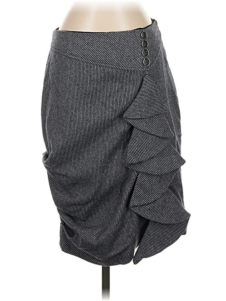 Pre-owned Eva Franco Formal Skirt In Gray