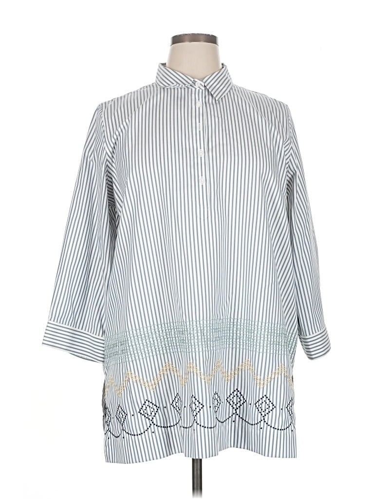 Pre-owned Coldwater Creek Casual Dress In Gray