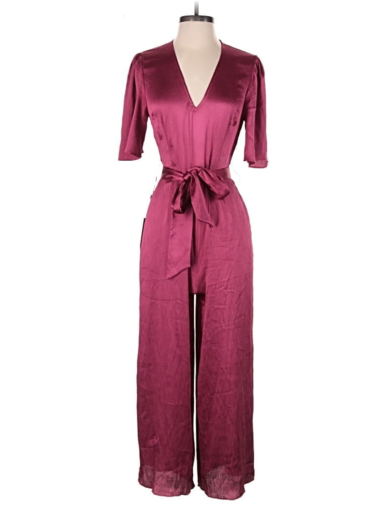 The Fifth Label Jumpsuit In Burgundy