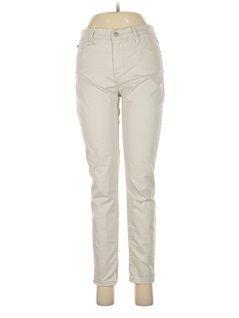 Pre-owned Curve Appeal Khaki Pant In White
