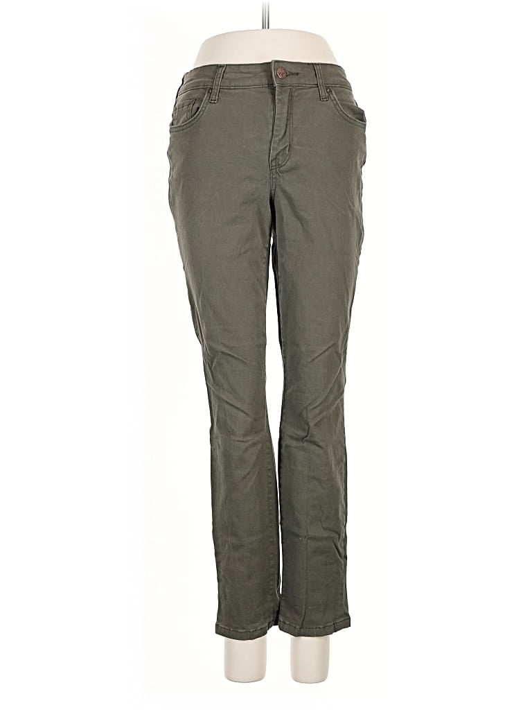 Pre-owned Jessica Simpson Khaki Pant In Green