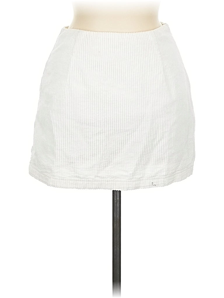 Pre-owned Glassons Casual Skirt In White