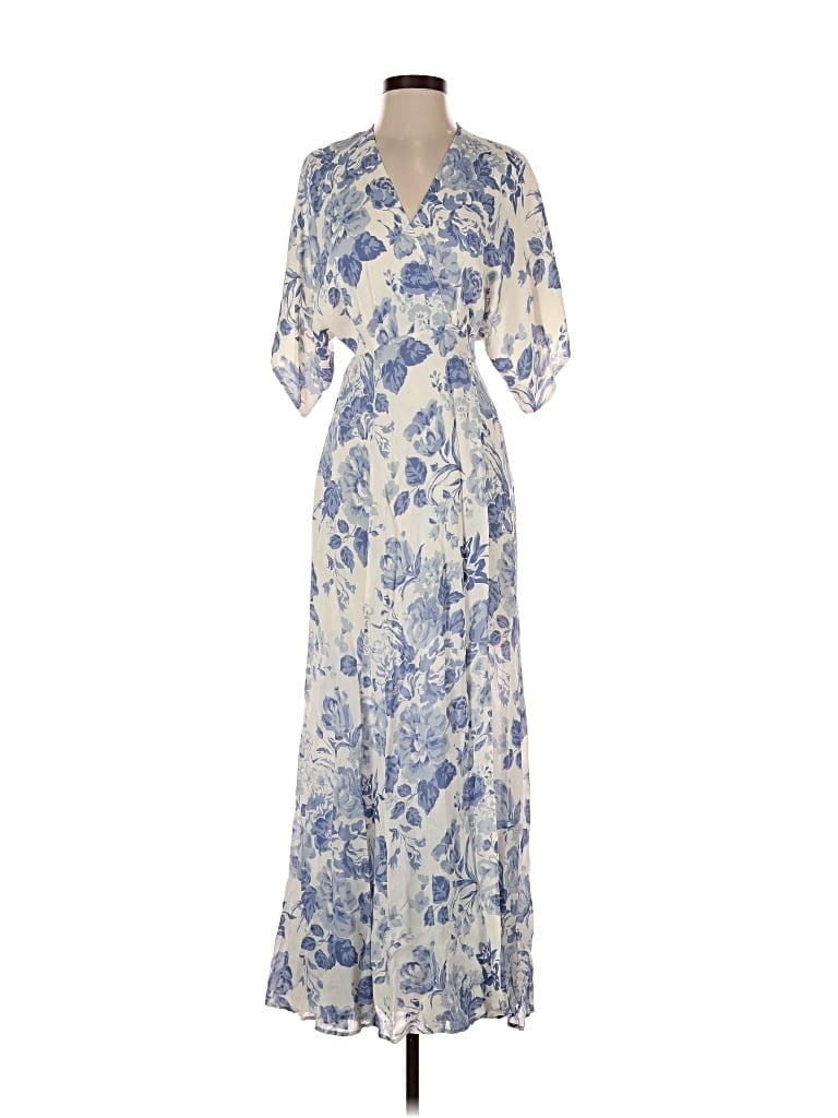 Pre-owned Reformation Casual Dress In Blue