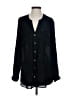 Black Rainn 100% Polyester Black Long Sleeve Blouse Size S - photo 1
