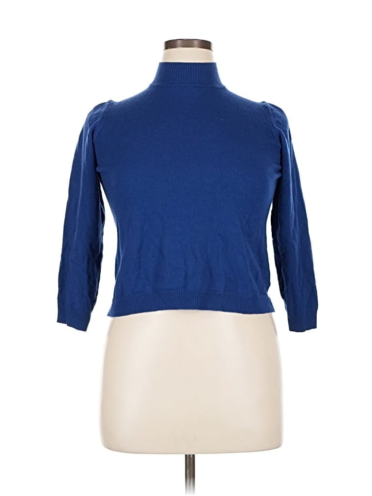 Pre-owned Kate Hill Wool Pullover Sweater In Blue