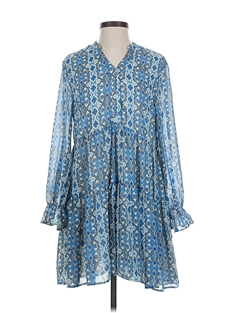 Pre-owned Elan Casual Dress In Blue