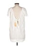 Kona Sol Ivory White Short Sleeve Blouse Size S - photo 2