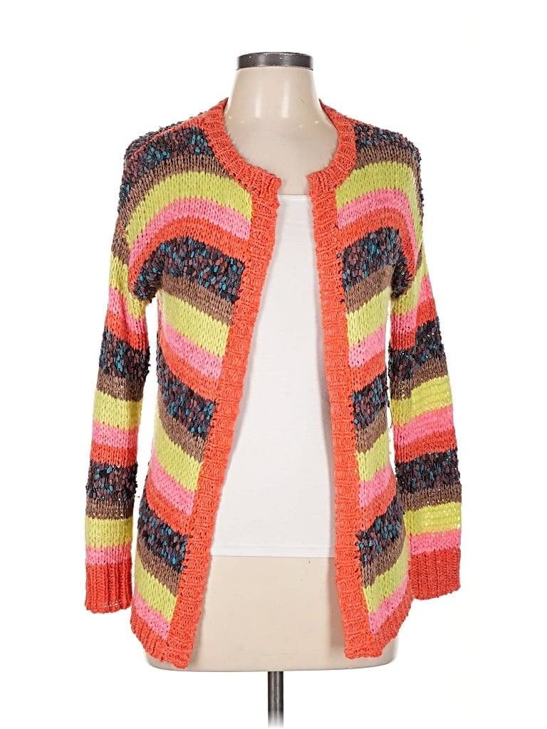 Pre-owned Mustard Seed Cardigan Sweater In Orange