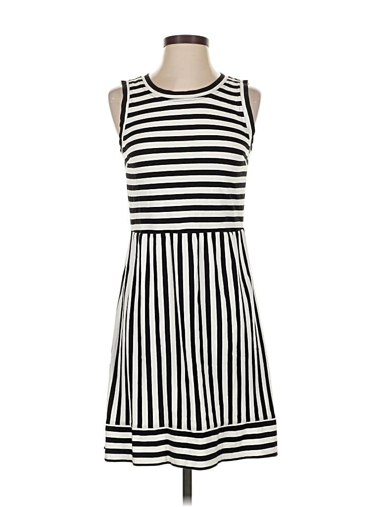 Pre-owned Ann Taylor Loft Outlet Casual Dress In White