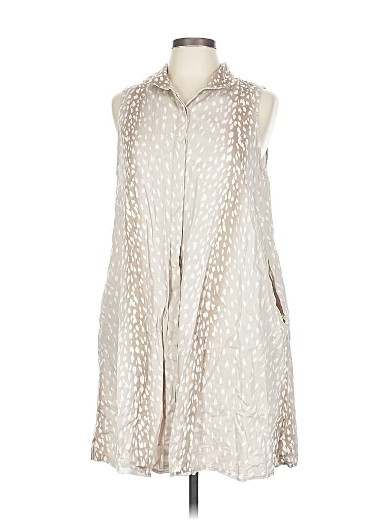 Pre-owned Tuckernuck Casual Dress In White