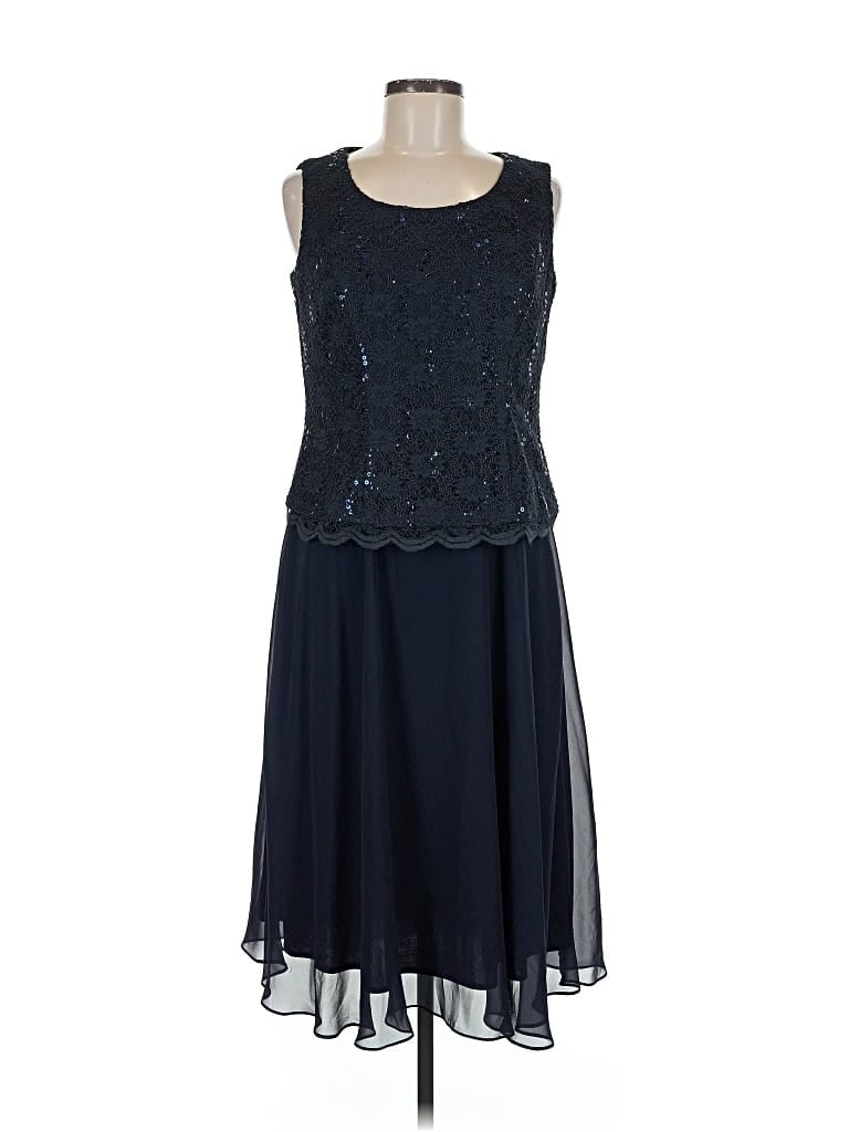 Pre-owned R & M Richards Cocktail Dress In Blue