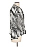 J.Crew 100% Cotton Houndstooth Black Long Sleeve Blouse Size 13 (tall) - photo 4