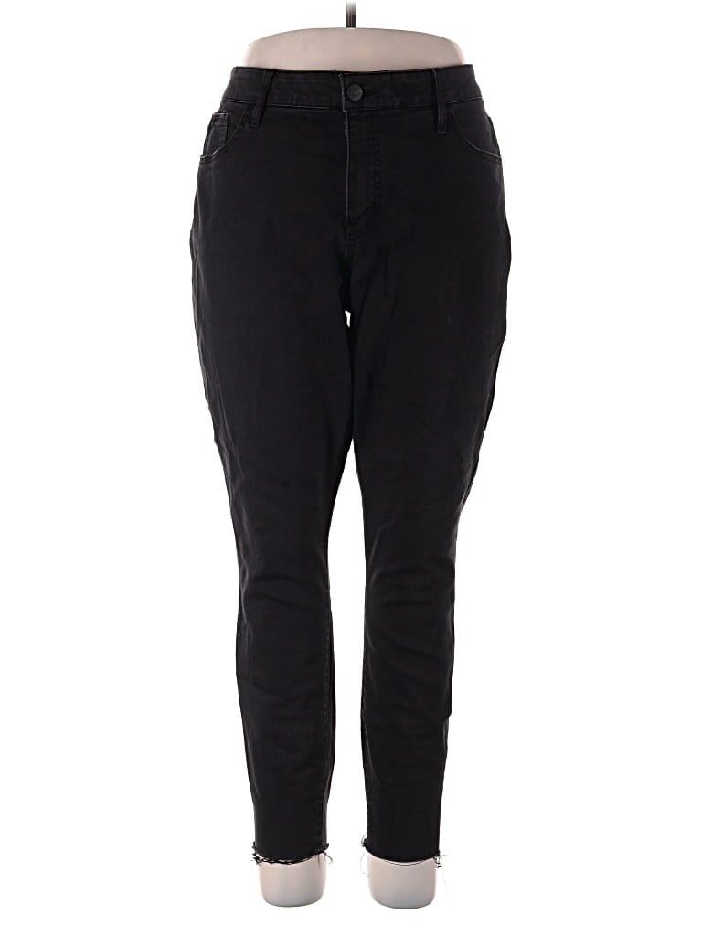 Pre-owned Ava & Viv Jeggings In Black