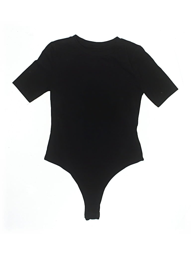 Pre-owned Shein Bodysuit In Black