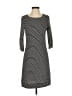 Papillon Chevron-herringbone Gray Casual Dress Size S - photo 1